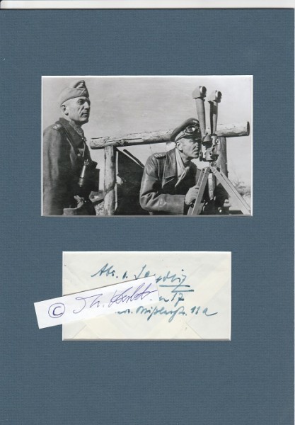 WALTHER VON SEYDLITZ-KURZBACH (1888-1976) deutscher General der Artillerie, Ritterkreuzträger, mit dem Untergang der 6. Armee geriet er am 31. Januar 1943 in sowjetische Kriegsgefangenschaft, Nationalkomitee Freies Deutschland (NKFD)