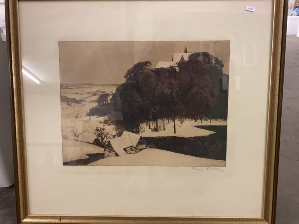 FRANZ HECKER (1870-1944 in Osnabrück durch Bombenangriff) deutscher Maler und Grafiker, 1890-93 Kunstakademie Düsseldorf, Künstlerdorf Worpswede, eigenes Streichquartett : Hecker-Quartett. Viele seiner Werke waren landschaftlichen Motiven und Persönlichkeiten aus Bersenbrück gewidmet und sind vom Impressionismus inspiriert.