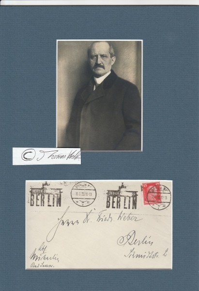 GEORG MICHAELIS (1857-1936 in Bad Saarow, Mark Brandenburg) deutscher Jurist und Politiker. Er war vom 14. Juli bis 1. November 1917 für dreieinhalb Monate Reichskanzler und preußischer Ministerpräsident.