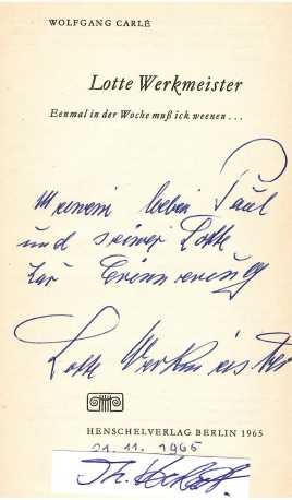 LOTTE WERKMEISTER (1885-1970) deutsche Chansonnière, Kabarettistin und Filmschauspielerin