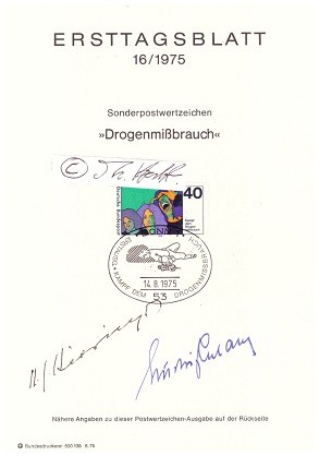 KURT GEORG KIESINGER (1904-88) Dr., deutscher Bundeskanzler der Grossen Koalition