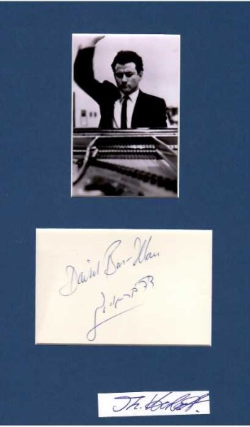 DAVID BAR-ILLAN (1930-2003) israelischer Pianist / Israeli pianist, author and newspaper editor