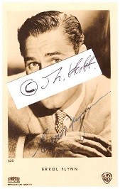 ERROL FLYNN (1909-59) australisch-amerikanischer Hollywoodstar
