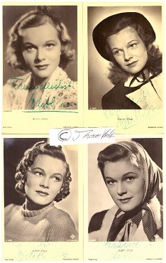 EDITH OSS (1914-2012) deutsche Tänzerin und Filmschauspielerin