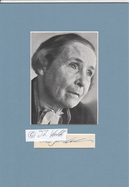 INA SEIDEL (1885-1974) deutsche, evangelische Dichterin / german lutherian poet and writer