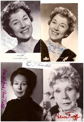 ALICE TREFF (1906-2003) dt. Schauspielerin, u.a. 1932: Peter Voß, der Millionendieb, Canaris, Schwedebmädel, Der schwarze Abt