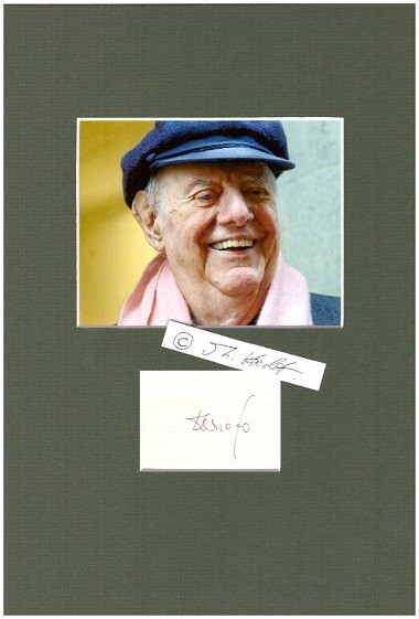 DARIO FO (1926-2016) italienischer Dramatiker, Schauspieler und Regisseur, Literatur-Nobelpreisträger 1997