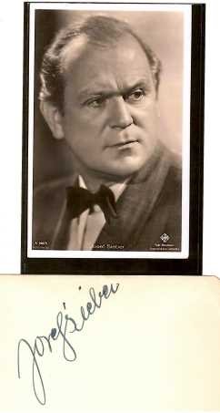 JOSEF SIEBER (auch Joseph Sieber, 1900-62) deutscher Staatsschauspieler, er wirkte ab 1934 in über 60 deutschen Spielfilmen, bekannteste Gesangseinlage wohl das Lied Das kann doch einen Seemann nicht erschüttern mit Hans Brausewetter und Heinz Rühmann / german actor