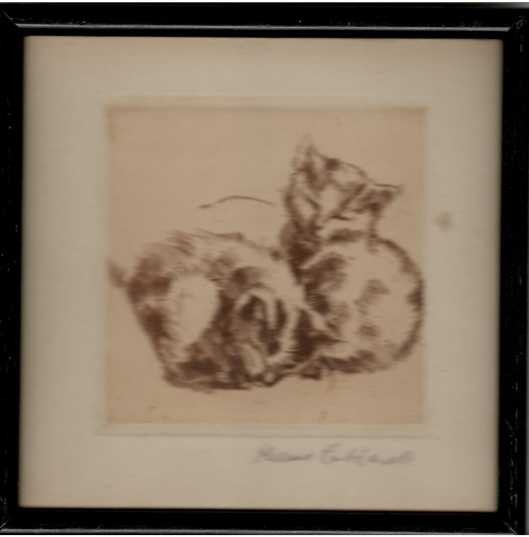 unbekannter Maler und Radierer, Graphiker (Marcel / Helene Cabhavell... )