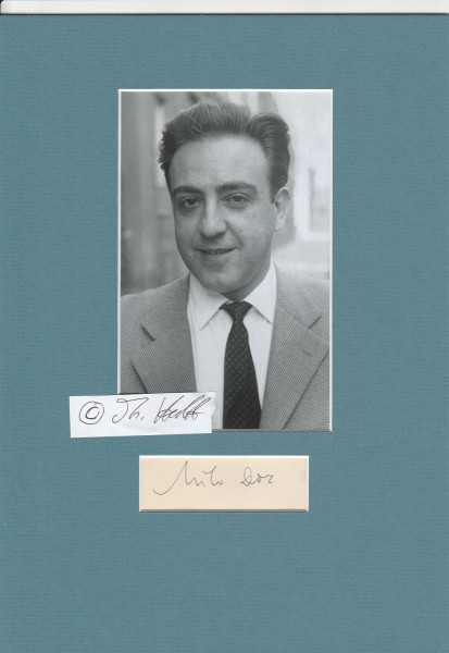 MILO DOR (1923-2005) serbisch-österreichischer Schriftsteller / serbian-austrian writer