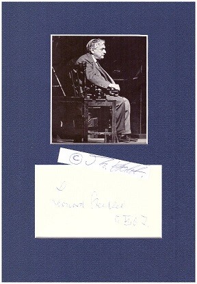 LEONARD STECKEL (1901-71 im Zug nach Italien verunglückt)) deutscher Schauspieler, Kabarettist, Hörspielsprecher und Regisseur. b 1927 war er mit der Tänzerin und späteren Schriftstellerin Elfriede Kuhr, die den Künstlernamen Jo Mihaly trug, verheiratet.