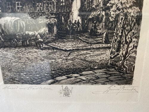 EDUARD BINDER (1869 – nach 1930) deutscher Maler und Grafiker