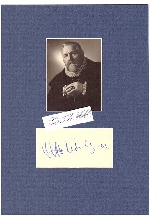 ATTILA HÖRBIGER (1896-1987) österreichischer Schauspieler aus der berühmten Hörbiger-Schauspielerdynastie, verheiratet mit Paula Wessely, CHRISTIANE HÖRBIGER (seine Tochter)