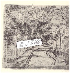 ERHARD HIPPOLD (1909-72) deutscher Maler und Grafiker aus Sachsen, lernte bei Otto Dix, Ferdinand Dorsch und Max Feldbauer