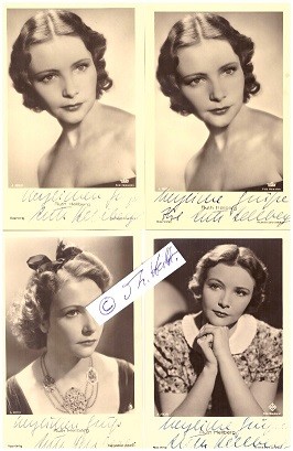 RUTH HELLBERG (1906-2001) deutsche Schauspielerin, 1938 bis 1945 unter der Intendanz von Gustaf Gründgens am Berliner Staatstheater, mit dem Schauspieler und Regisseur Wolfgang Liebeneiner verheiratet