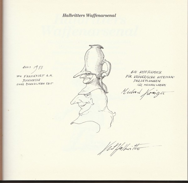 KURT HALBRITTER (1924-78) deutscher satirischer Zeichner und Karikaturist
