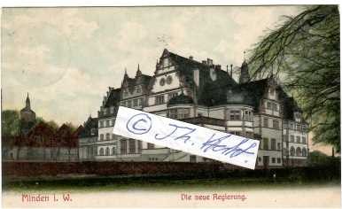 MINDEN i.W. Die neue Regierung 1908