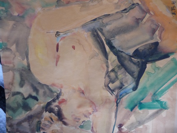 ERICH THEODOR HOLTZ (1885-1956) deutscher Maler, Gruppe Die verschollene Generation
