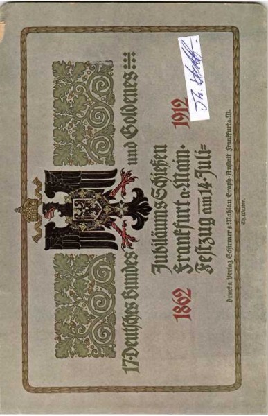 Festzugs-Auschuß Frankfurt am Main 1912