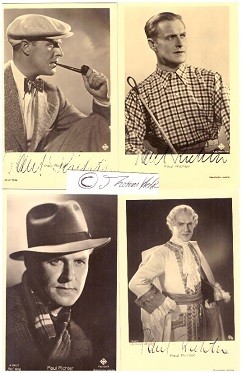 PAUL RICHTER (1895-1961) österreichischer Schauspieler, seine wohl bekannteste Rolle ist die des Siegfried in Fritz Langs monumentalem Stummfilmklassiker Die Nibelungen von 1924