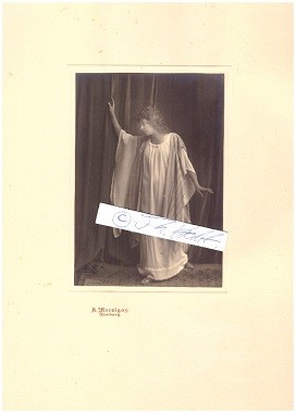 ARNOLD VON MOCSIGAY (Arnold Mocsigay, 1840-1911 Hamburg) / FRIEDA SINGLER (FRIDA SINGLER, 1886-1931) deutsche Opernsängerin, Sopran