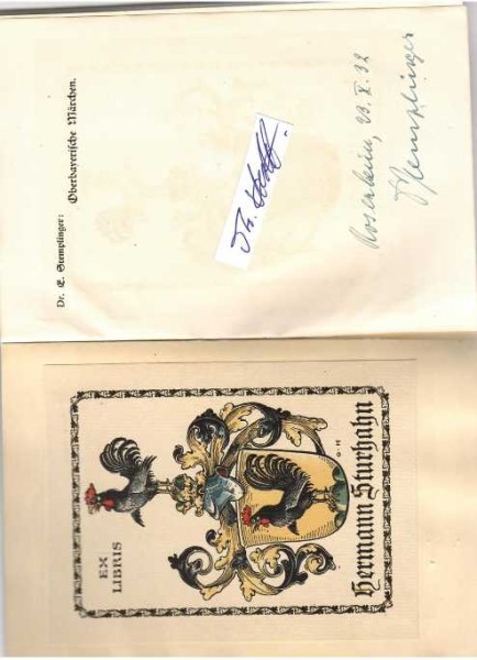 EDUARD STEMPLINGER (1870-1964) Dr.phil., deutscher Gymnasiallehrer und Schriftsteller, Direktor des Humanistischen Gymnasiums Rosenheim. 1955 erhielt er das Verdienstkreuz (Steckkreuz) der Bundesrepublik Deutschland, am 15. Dezember 1959 wurde ihm der Bayerische Verdienstorden verliehen. 1961 erhielt er den Bayerischen Poetentaler.