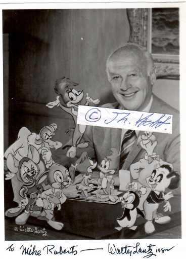 WALTER LANTZ (1899-1994) US-amerikanischer Zeichner, Regisseur und Produzent von Zeichentrickfilmen