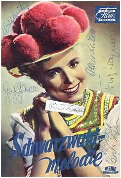 SCHWARZWALDMELODIE (deutscher Heimatfilm von Géza von Bolváry aus dem Jahr 1956)