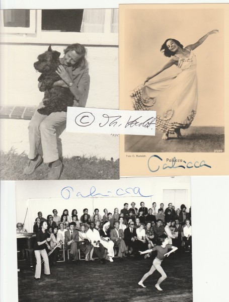 Gret PALUCCA (1902-93) bedt. Tänzerin, Ausdruckstanz, auch Tanzlehrerin, Choreographin, eigene Palucca-Schule in Dresden
