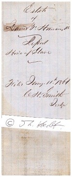 U.S.A. - SKLAVENHANDEL 1859 / BILL OF SALE OF SLAVES