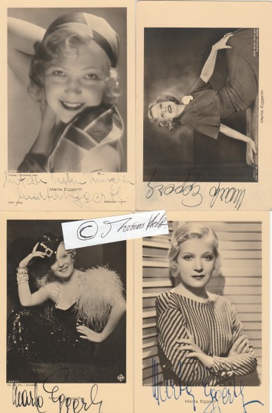 MARTA EGGERTH (Martha Eggerth,1912-2013) ungarische Operettensängerin und Filmschauspielerin, die seit 1938 in New York lebte, verheiratet mit Opernstar Jan Kiepura
