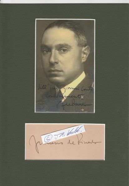 FRANCESCO DE PINEDO (1890-1933 Absturz) italienischer Flugpionier und Pilot der italienischen Luftwaffe