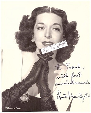 LOIS HARTZELL (Daten unbekannt) US-amerikanische Opernsängerin, Sopran