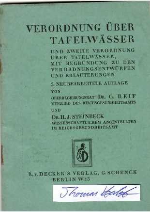 Dr. G. Reif; Dr. H.J. Steinbeck