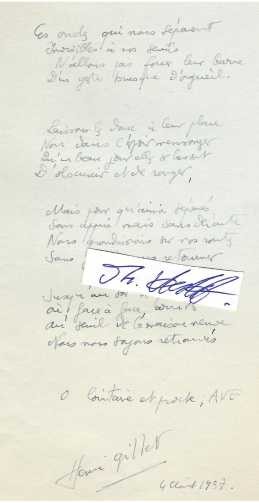 HENRI GILLET (Daten unbekannt) französischer Dichter / french poet