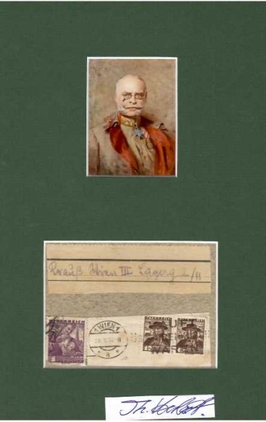 ALFRED KRAUß (1862-1938) österreichischer General der Infanterie, wurde 1914 Generalstabschef der 5. Armee und 1917 Kommandant des 1. Armeekorps