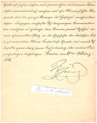 WILHELM I. (1795-1861) DEUTSCHER KAISER, KÖNIG von PREUßEN; WILHELM II. (1859-1941) von 1888 bis 1918 letzter Deutscher Kaiser und König von Preußen - MOBILMACHUNG MARINE