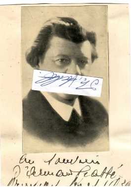 ARMAND CRABBE (1883-1947) belgischer Opernsänger / Belgian operatic baritone / chanteur d'opéra belge de tessiture baryton