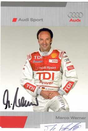 MARCO WERNER (1966) deutscher Automobilrennfahrer, 3-facher 24 Stunden von Le Mans-Sieger / german race car driver