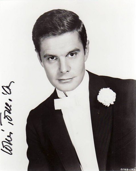 LOUIS JOURDAN (1919-2015) französischer Schauspieler, u.a. Brief einer Unbekannten (1948), Gigi (1958) und James Bond  Octopussy (1983), zwei Sternen auf dem Hollywood Walk of Fame
