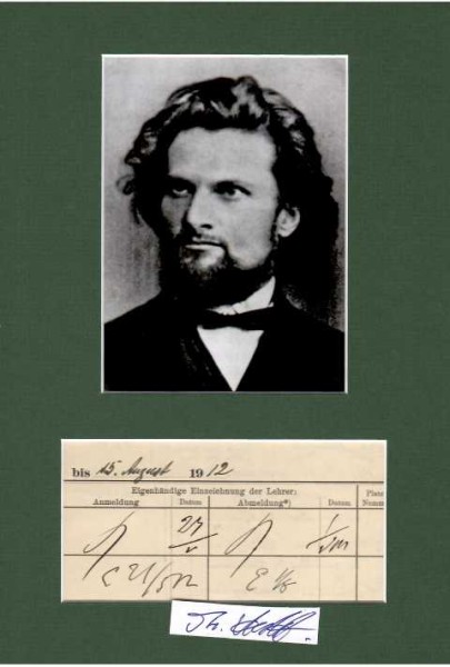 ALOIS RIEHL (Aloys Riehl,1874-1924) Professor Dr., österreichischer Philosoph des Neukantianismus / austrian philosopher