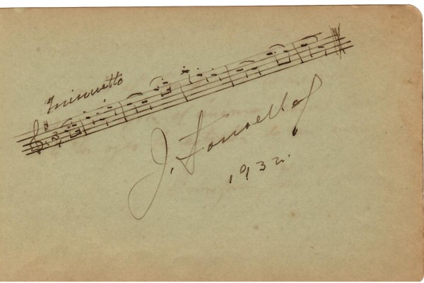 FONOELLAS / FONOELLET (nicht identifiziert, Daten unbekannt) italienischer Komponist / Musiker in Kuba 1932