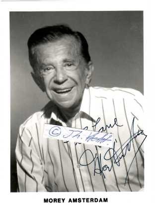 MOREY AMSTERDAM (Moritz Amsterdam, 1912-96) US-amerikanischer Komiker / American actor, comedian, writer and producer, nickname The Human Joke Machine