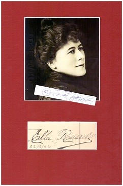EVA RUSSELL (1868-1956) American suffragette, businessperson, and politician. She was president of the Everett Suffrage Club. Russell famously defended women's right to vote