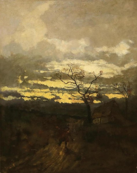 MIHALY VON MUNKACSY ( Michael Leo Lieb, 1844-1900 in geistiger Umnachtung) ungarischer Maler des Realismus / hungarian painter - zugeschrieben