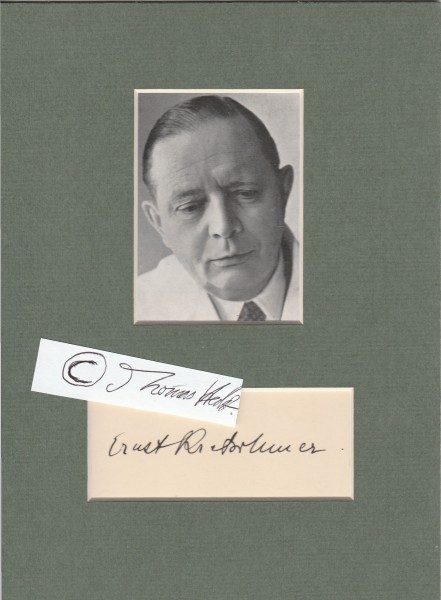 ERNST KRETSCHMER (1888-1964) Professor Dr., Psychiater / german psychatrist
