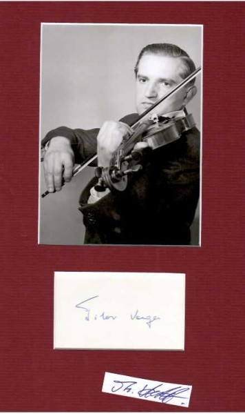 TIBOR VARGA (1921-2003) aus Ungarn stammender Violinist, Violinpädagoge und Dirigent / hungarian-german violinist and conductor