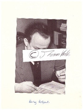 HEINZ HILPERT (1890-1967) dt. Theater- und Filmregisseur