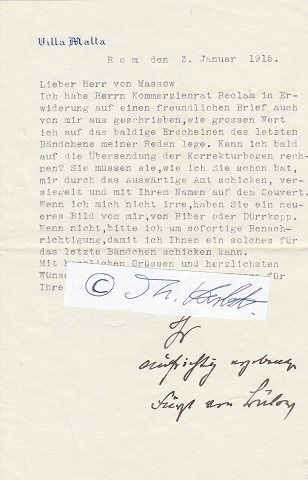 BERNHARD FÜRST VON BÜLOW (Bernhard von Bülow,1849-1929) REICHSKANZLER 1900-09