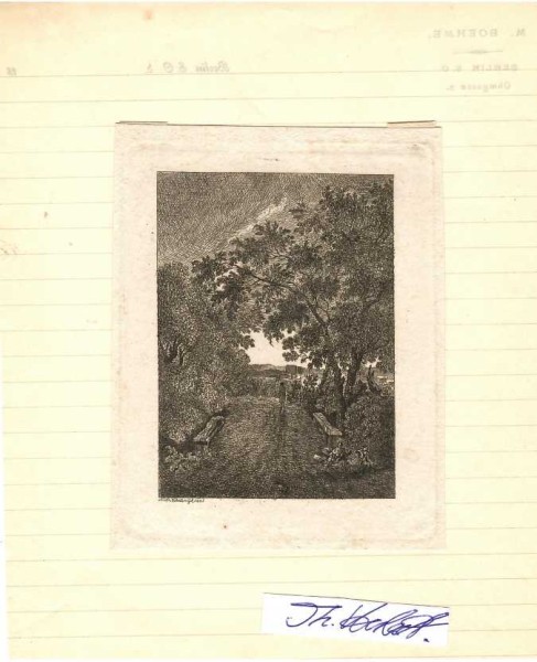 FERDINAND KOBELL (1740-99) deutscher Landschaftsmaler, Kupferstecher und Radierer, NACH KOBELL 1805